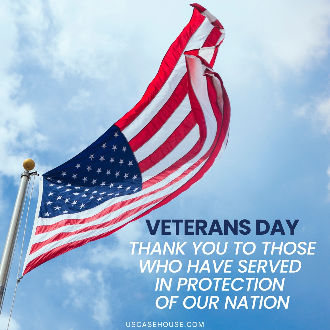 Veterans Day - Thank you to those who have served in protection of our nation.