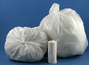 Aluf Plastics PCM-334016C Pro-Lene 33 Gallon Garbage Bags / Trash Can  Liners, 33 x 40, 16 Mic, Clear - 250 / Case
