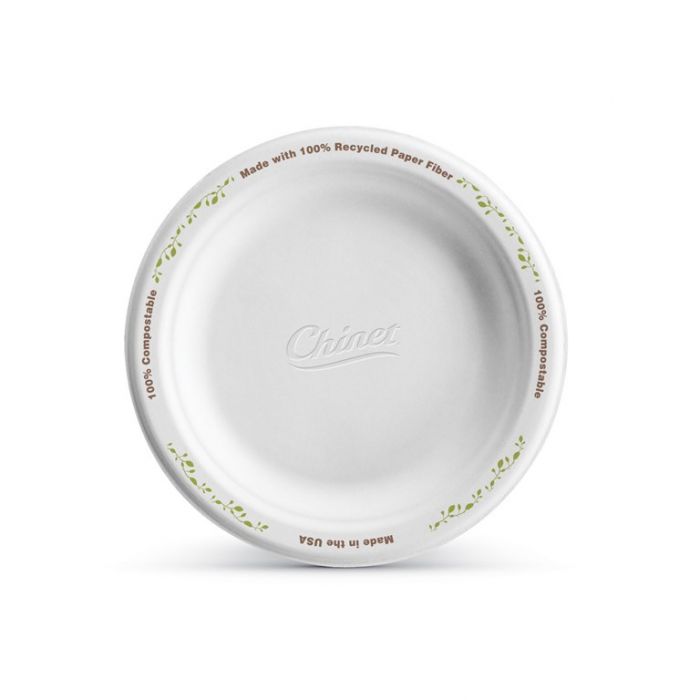 Chinet 22540 Enviro Vines 6 Recycled Paper Plates