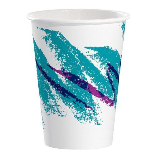 Solo 316W-2050 White Poly Paper Hot Cup - 16 oz. - 1000/Case