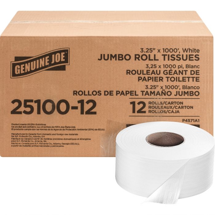 9'' Jr Jumbo Roll Toilet Paper Towels Tissue Dispenser White #8002W 