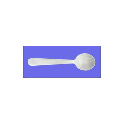 Berkley Square BS4005 Plastic Soup Spoons, Polystyrene, White - 1000 / Case