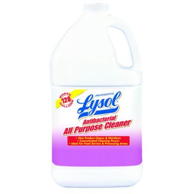 Reckitt Benckiser 74392 Lysol Antibacterial All Purpose Cleaner, 1 Gallon Bottle - 4 / Case