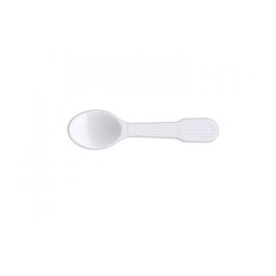 Max Packaging 62UA-B1 Mini Plastic Tasting Spoons, Polystyrene, White - 3000 / Case