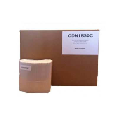 Metro CDN1530C Mini Off Fold Paper Napkins Dispenser Refill, 1 Ply, White - 6000 / Case