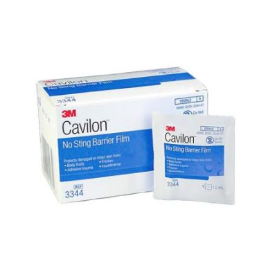 3M 3344 Cavilon No Sting Barrier Film for Skin, Individual Packet - 120 / Case