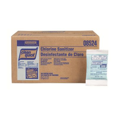 P&G 2584 Clean Quick Sanitizer Packets, 1 oz - 100 / Case