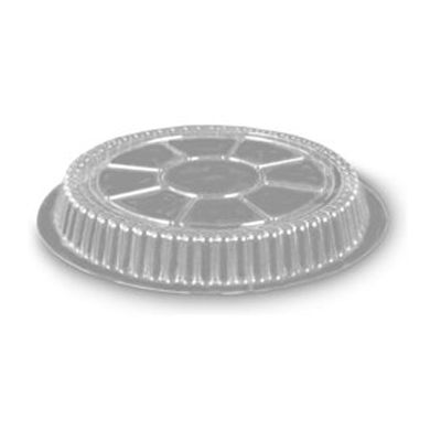 HFA 2058DL-500 Plastic Dome Lid for Handi-foil 8" Round Aluminum Containers, Clear - 500 / Case
