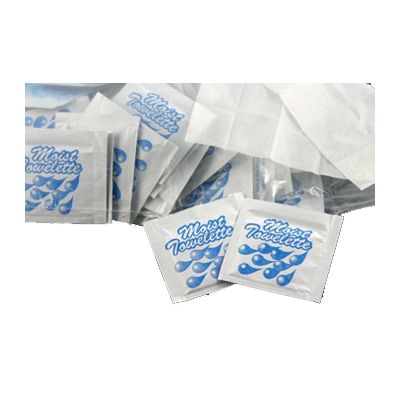 Fresh Nap Hand Wipes, Lemon Scent, 4.5" x 6.25", Individual Packets - 1000 / Case 
