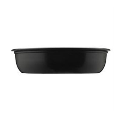Dart DSS2-0001 Sauces, Sides and Sweets 2.5 oz Plastic Cups, Polystyrene, Black - 2500 / Case