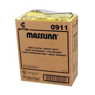 Chicopee 911 Dust Cloth, Heavy Duty, 24" x 24", Yellow - 100 / Case