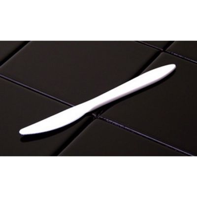 Pactiv NK1000CH O'Smile Plastic Knives, Polypropylene, White - 1000 / Case