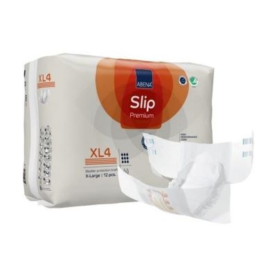 Abena Slip Premium Adult Diapers with Tabs, X-Large (43-70 in.), XL4 - 48 / Case