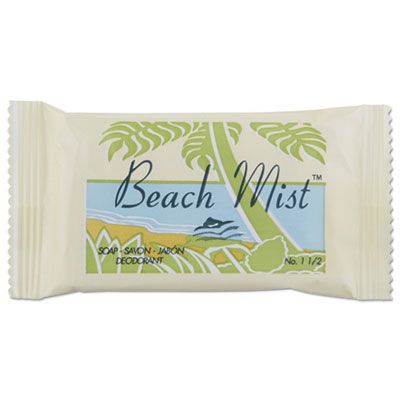 Beach Mist NO15A Face and Body Soap, #1 1/2 Bar, Individually Wrapped - 500 / Case