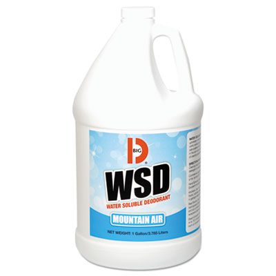 Big D 1358 Water-Soluble Deodorant, Mountain Air Scent, 1 Gallon Bottle - 4 / Case