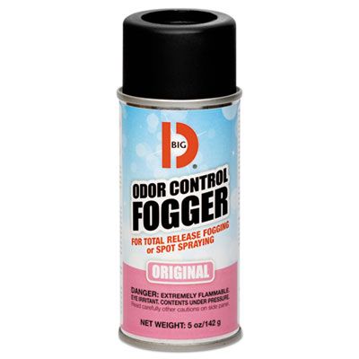 Big D 341 Odor Control Fogger, Original Scent, 5 oz Aerosol Can - 12 / Case