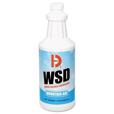 Big D 358 Water-Soluble Deodorant, Mountain Air, 32 oz, 12 / Case