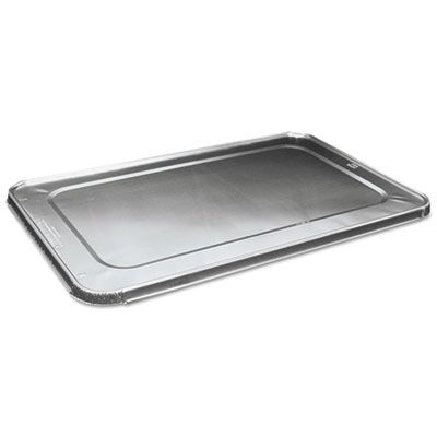 Boardwalk LIDSTEAMFL Foil Lids for Full Size Aluminum Steam Table Pans, 20-13/16" x 12-7/8" x 5/8" - 50 / Case