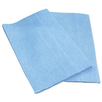Boardwalk N8220 Foodservice Wiper Towels, 13" x 21", Blue - 150 / Case