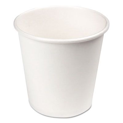 Boardwalk WHT4HCUP 4 oz Paper Hot Cups, White - 1000 / Case