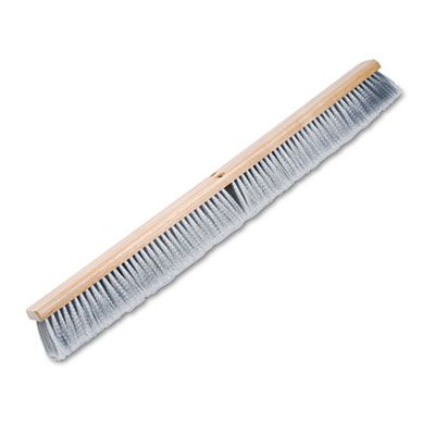 Boardwalk 20436 Floor Brush / Broom Head with Gray Flagged Polypropylene Bristles, 36" Wide - 1 / Case