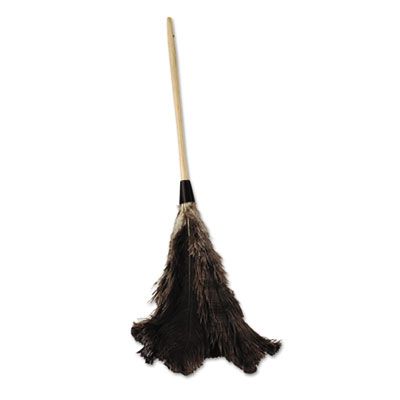 Boardwalk 28GY Ostrich Feather Duster, 16" Wooden Handle - 1 / Case