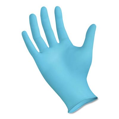 Boardwalk 380L Nitrile Gloves, Powder Free, Large, 4 Mil, Blue - 1000 / Case