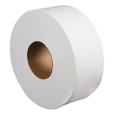 Boardwalk 410323 Jumbo Roll Toilet Paper, 2 Ply, 9" x 1000', 3.4" Core - 12 / Case