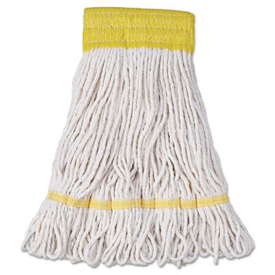 Boardwalk 501WH Super Loop Wet Mop Heads, Cotton / Synthetic, Small, White - 12 / Case