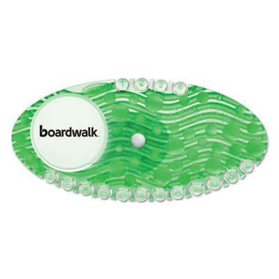 Boardwalk CURVECME Curve Air Freshener in Holder, Cucumber Melon Scent, Green - 10 / Case