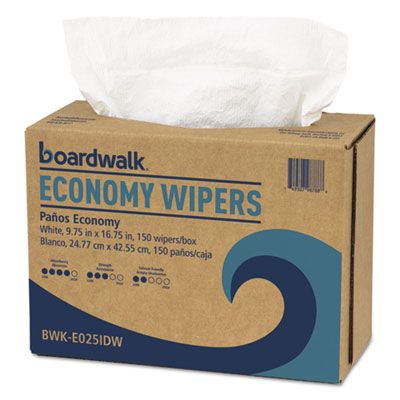 Boardwalk E025IDW Scrim Wipers, 4 Ply, 9-3/4" x 16-3/4", White - 900 / Case