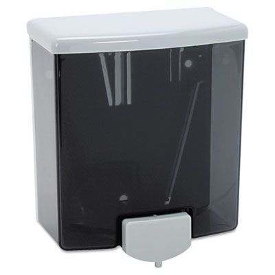 Bobrick 40 Classic Series Surface-Mounted Liquid Soap Dispenser, 40 oz, Black / Gray - 1 / Case