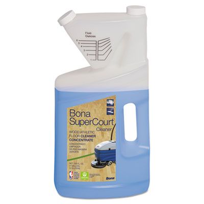 Bona WM700018184 SuperCourt Athletic Floor Cleaner Concentrate, 1 Gallon Bottle - 1 / Case