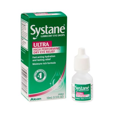 Alcon 00065143105 Systane Ultra Eye Lubricant, 0.34 oz Eye Drops - 1 / Case