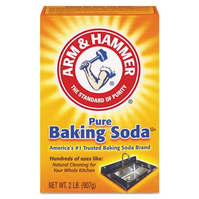 Arm & Hammer 3320001140 Baking Soda, 2 Lb Box - 12 / Case
