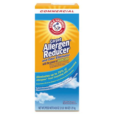 Arm & Hammer 3320084113 Carpet & Room Allergen Reducer and Odor Eliminator, 42.6 oz Box - 9 / Case