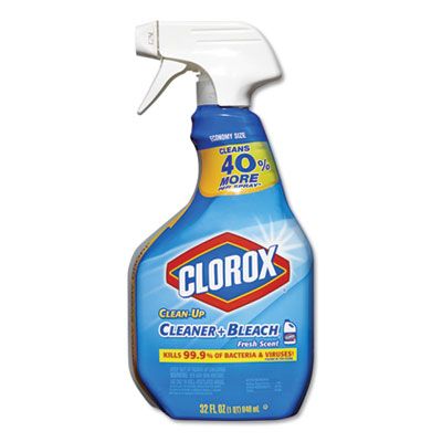 Clorox 30197 Clean-Up Cleaner + Bleach, Fresh Scent, 32 oz Bottle - 9 / Case