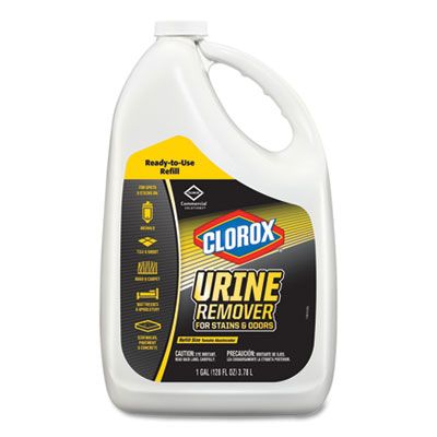 Clorox 31351 Urine Remover for Stains and Odors, 1 Gallon Refill Bottle - 4 / Case