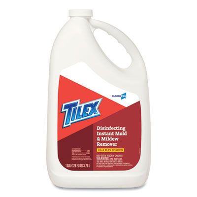 Clorox 35605 Tilex Disinfecting Instant Mold & Mildew Remover, 1 Gallon Bottle - 4 / Case