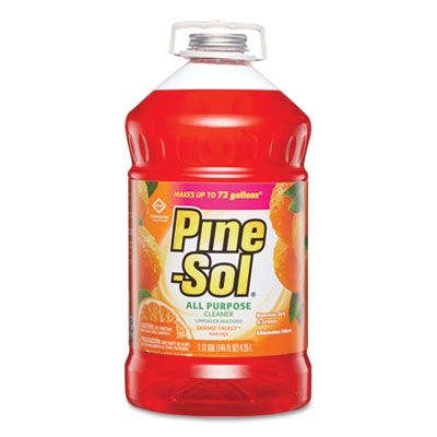 Clorox 41772 Pine-Sol All-Purpose Cleaner, Orange Energy Scent, 144 oz Bottle - 3 / Case