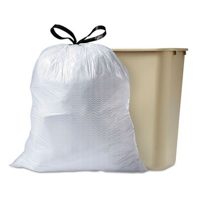 Clorox 78899 Glad 13 Gallon Odorshield Tall Kitchen Drawstring Bags, Fresh Clean Scent, White - 240 / Case