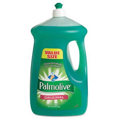 Colgate-Palmolive 46157 Palmolive Dishwashing Liquid, Original Scent, Green, 90 oz Bottle - 4 / Case