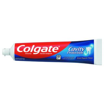 Colgate Cavity Protection Toothpaste, Regular Flavor, 4 oz Tube - 24 / Case
