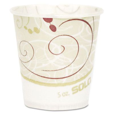 Solo R53-J8000 5 oz Waxed Paper Water Cups, Symphony - 3000 / Case