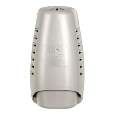 Dial 04395 Renuzit Wall Mount Air Freshener Dispenser, 3-3/4" x 3-1/4" x 7-1/4", Silver - 6 / Case