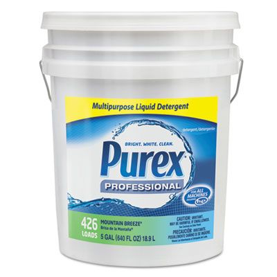 Dial 06354 Purex Laundry Detergent Liquid, Mountain Breeze, 5 Gallon Pail - 1 / Case
