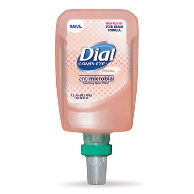 Dial 16670 Complete Antimicrobial Foaming Hand Wash, Original Scent, 1200 ml Refill - 3 / Case