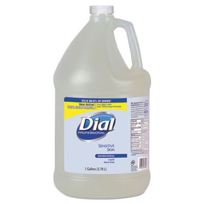 Dial 82838 Professional Antimicrobial Soap for Sensitive Skin, Floral Scent, 1 Gallon Bottle - 4 / Case