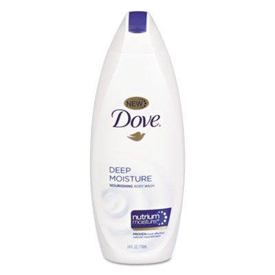 Diversey CB123410 Dove Body Wash, Deep Moisture, 12 oz Bottle - 6 / Case