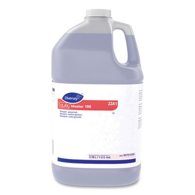 Diversey 95751559 Clax Master 100 Laundry Detergent Liquid, Unscented, 1 Gallon - 4 / Case